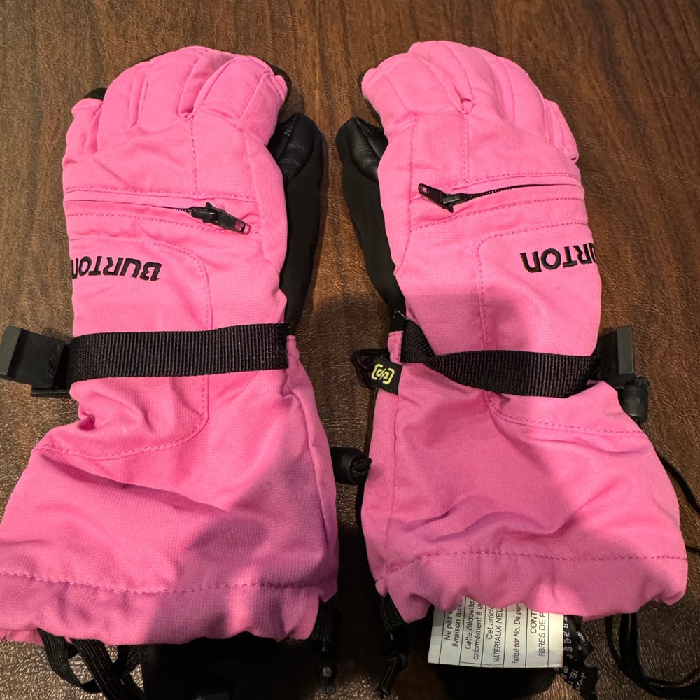 Kids Burton ski gloves (size XS but closer to a S)